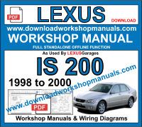 Lexus is 200 Service Repair Workshop Manual Download
